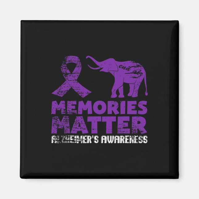 Problem Heimer - Purple Elephant 1  Magnet (Front)