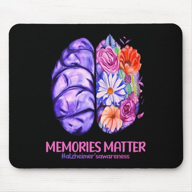Problem Heimer Purple Heimer's Awareness 1  Mouse Pad (Front)