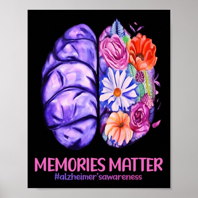 Problem Heimer Purple Heimer's Awareness 1  Poster (Front)