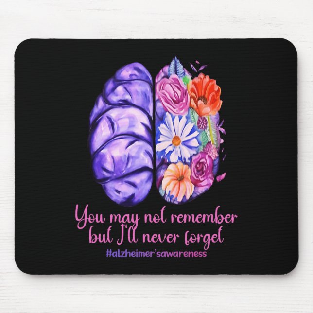 Problem Heimer Purple Heimer's Awareness  Mouse Pad (Front)