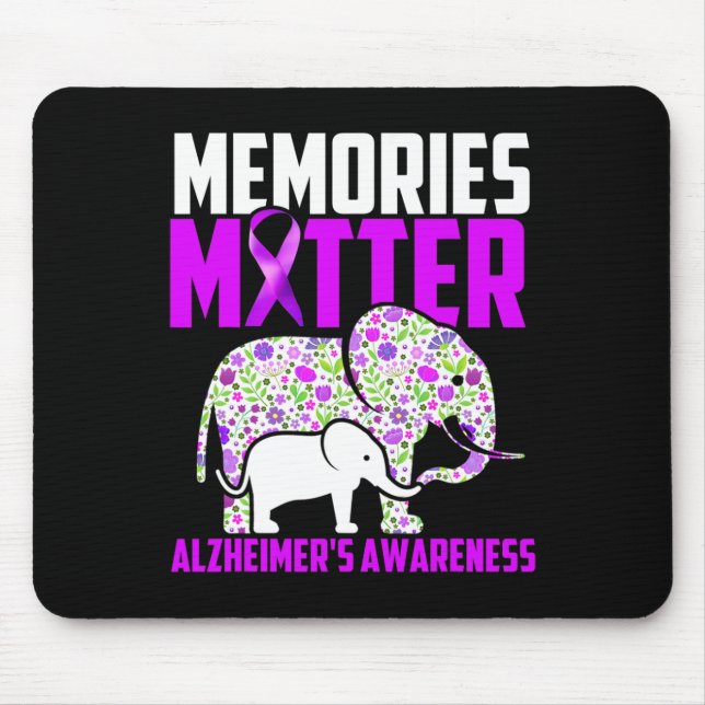 Problem Heimer´s Awareness Elephant  Mouse Pad (Front)