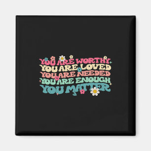Problem Kindness Be Kind Groovy Mental Health Awar Magnet