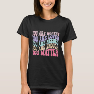 Problem Kindness Be Kind Groovy Mental Health Awar T-Shirt