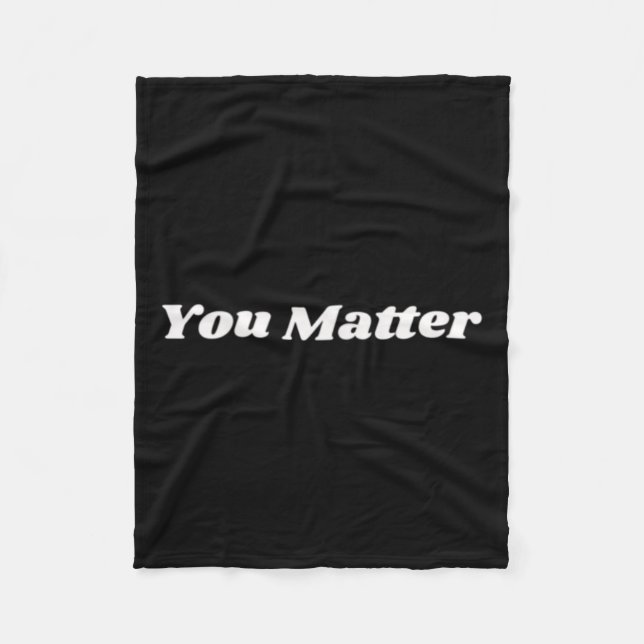 Problem Mental Health Awareness 1  Fleece Blanket (Front)
