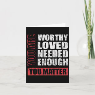 Problem Mental Health Awareness Card