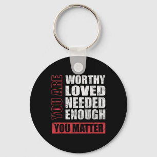 Problem Mental Health Awareness Key Ring
