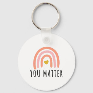 Problem Promote Positive Awareness Inspirational D Key Ring