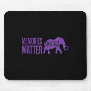 Problem Purple Elephant And Text Heimer  Mouse Pad