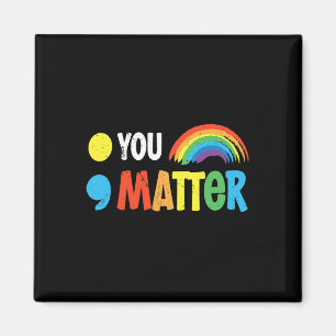 Problem Semicolon Mental Health Warrior Solidarity Magnet
