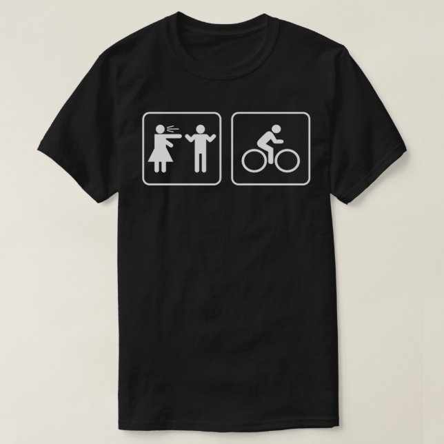 Problem Solution Cycling  T-Shirt (Design Front)