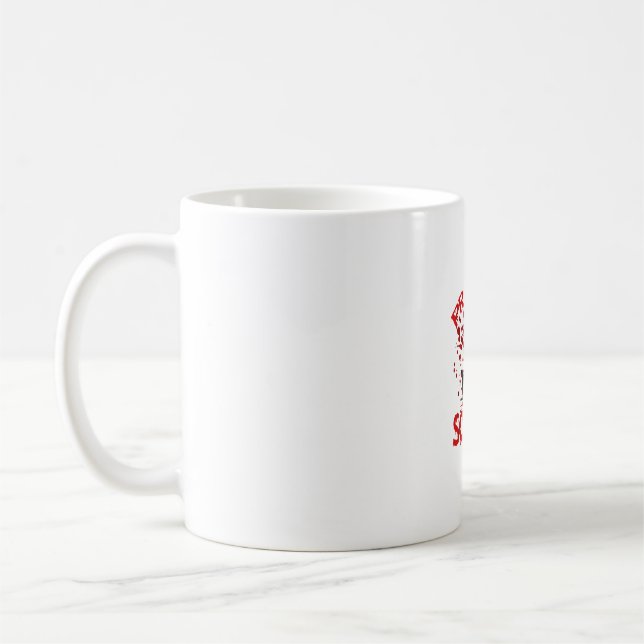 Problem Solved Black cat  Coffee Mug (Left)