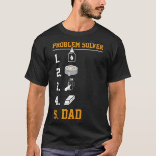 Problem Solver Duct Tape Dad Daddy Jokes T-Shirt
