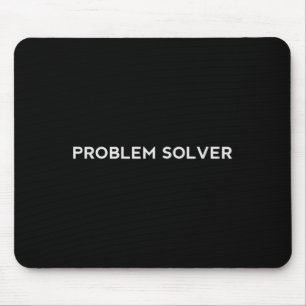 Problem Solver Sitive Attitude Action Entrepreneur Mouse Pad