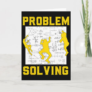 Problem Solving Climber Rock Climbing Bouldering P Card
