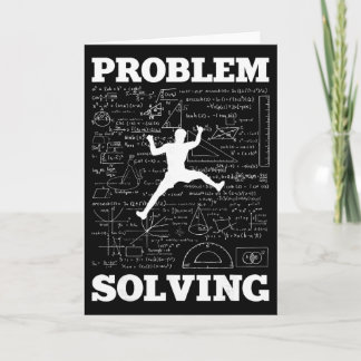 Problem Solving Climber Rock Climbing Bouldering P Card
