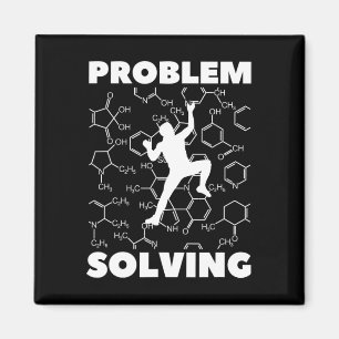 Problem Solving Climber, Rock Climbing Chemistry, Magnet