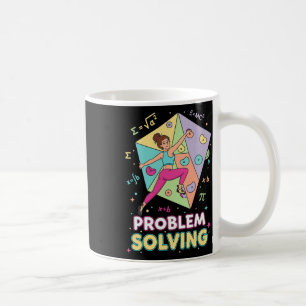 Problem Solving Climbing Math Fun Rock Bouldering Coffee Mug