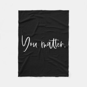 Problem Teacher Therapist Mental Health Inspiratio Fleece Blanket