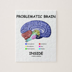 Problematic Brain Inside (Brain Anatomy) Jigsaw Puzzle