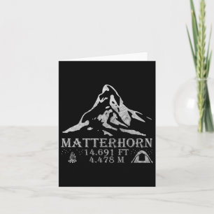 Problemhorn Mountain Alps Outdoor Climbing Hiking Card