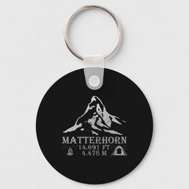 Problemhorn Mountain Alps Outdoor Climbing Hiking  Key Ring (Front)