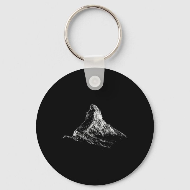 Problemhorn Switzerland Alps Mountains Hiking Clim Key Ring (Front)