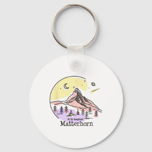 Problemhorn Zermatt Switzerland Mountain Hiking Sk Key Ring