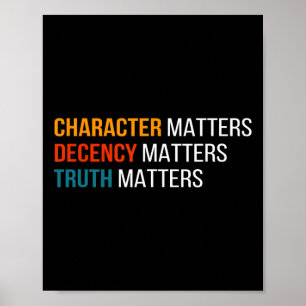 Problems Decency S Truth S America 2020 Poster