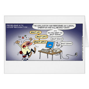 Problems with voice recognition