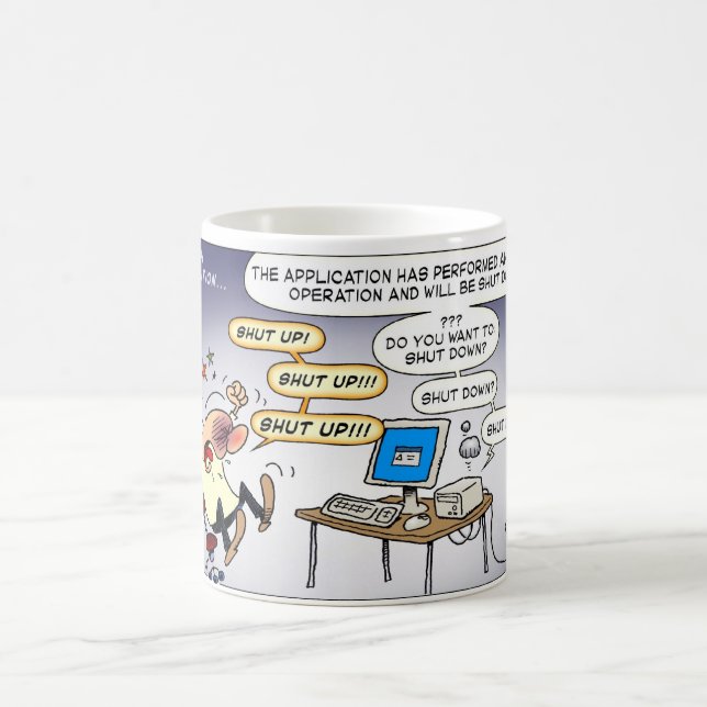 Problems With Voice Recognition Coffee Mug (Center)