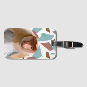 Proboscis Monkey Endangered Species Luggage Tag