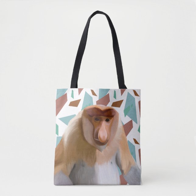 Proboscis Monkey Endangered Species  Tote Bag (Front)