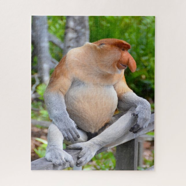Proboscis Monkey. Jigsaw Puzzle (Vertical)