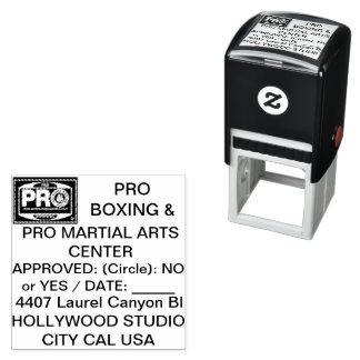 #PROBOXING & #PROMARTIALARTS SELF-INKING STAMP