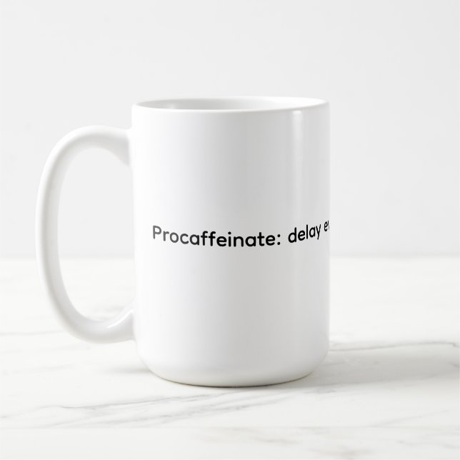 ProCaffeinate:  Mug (Left)