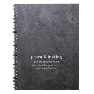 Procaffeinating Notebook