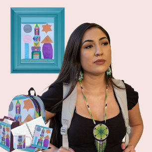 Process Printed Backpack