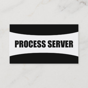 Process Server Business Card