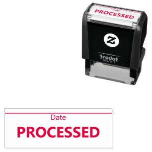 Processed with Date Self-inking Stamp