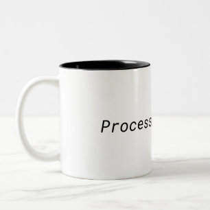 Processing Focus Minimalist Two-Tone Mug
