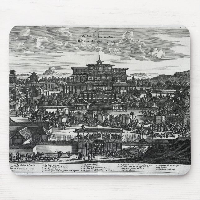 Procession from Macau, an illustration Mouse Pad (Front)