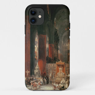 Procession in Seville Cathedral, 1833 (oil on canv iPhone 11 Case