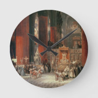 Procession in Seville Cathedral, 1833 (oil on canv