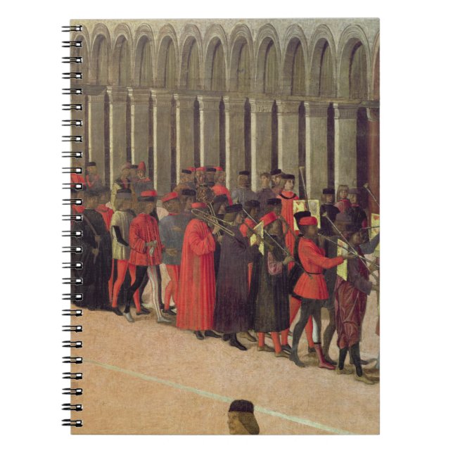Procession in St. Mark's Square, detail of musicia Notebook (Front)