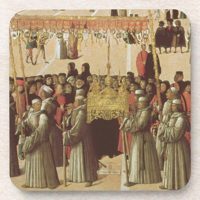 Procession in the St. Mark's Square, detail of the Coaster (Front)