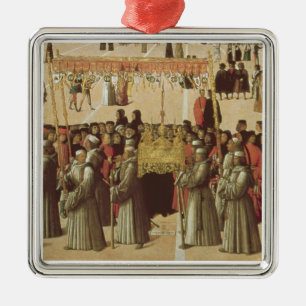 Procession in the St. Mark's Square, detail of the Metal Ornament