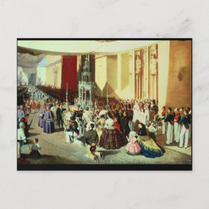 Procession of Corpus Christi in Seville Postcard