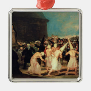 Procession of Flagellants, 1815-19 Metal Tree Decoration