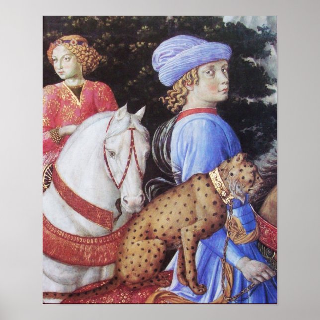 Procession of Magus Melchior,Horse Riders,Wild Cat Poster (Front)