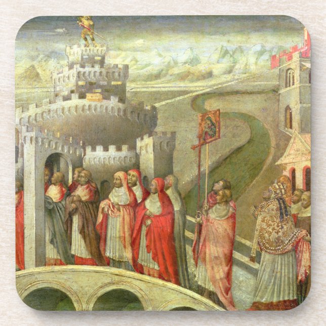 Procession of St. Gregory to the Castel St. Angelo Coaster (Front)